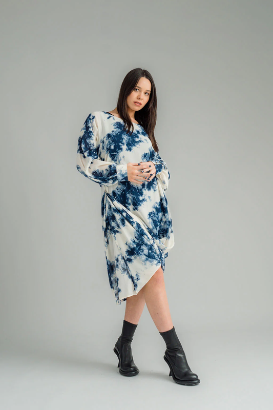 NES Glide Dress - Inky Print