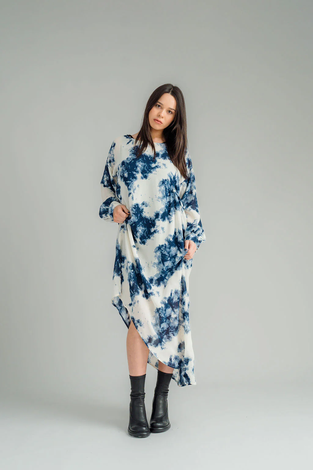 NES Glide Dress - Inky Print