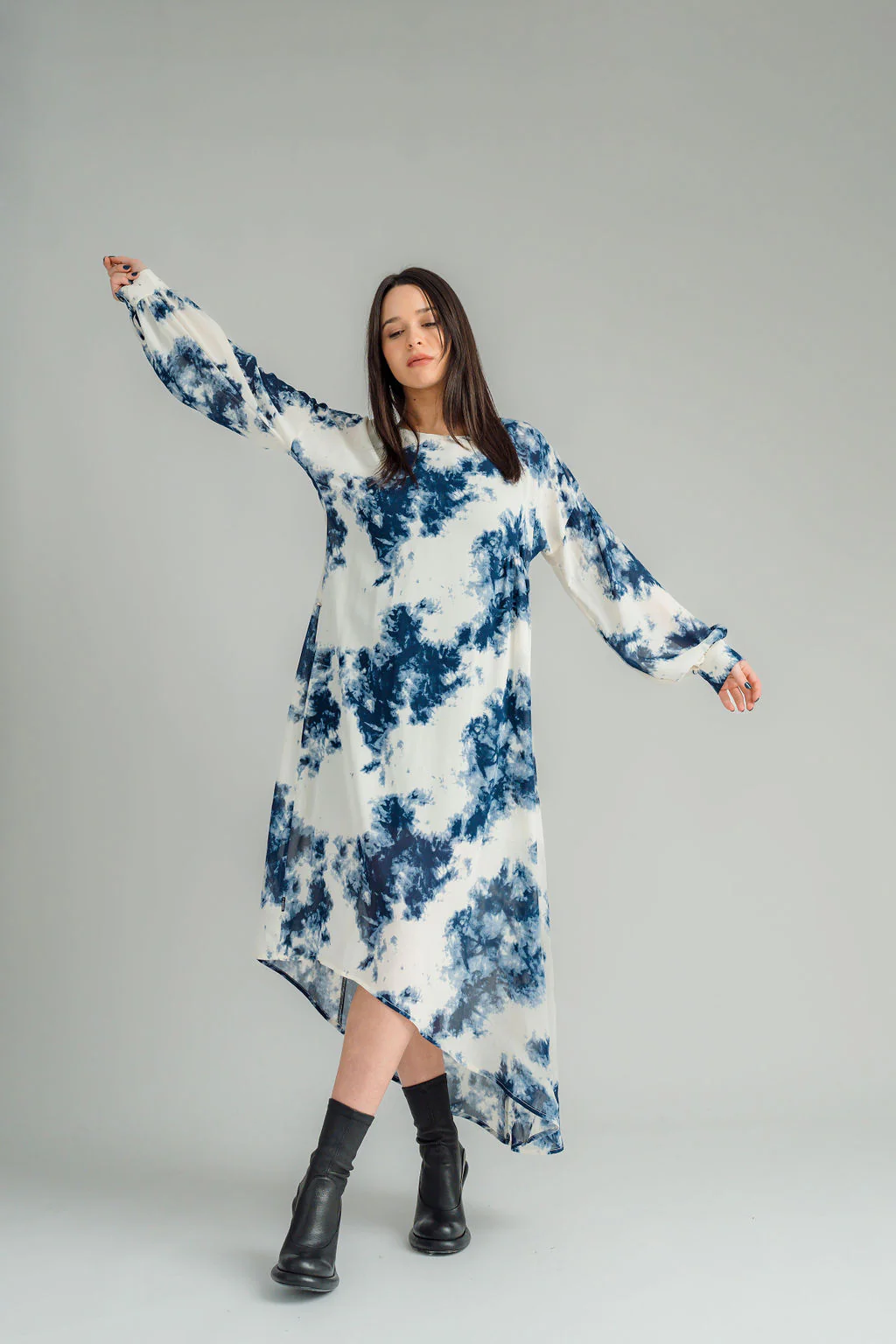 NES Glide Dress - Inky Print