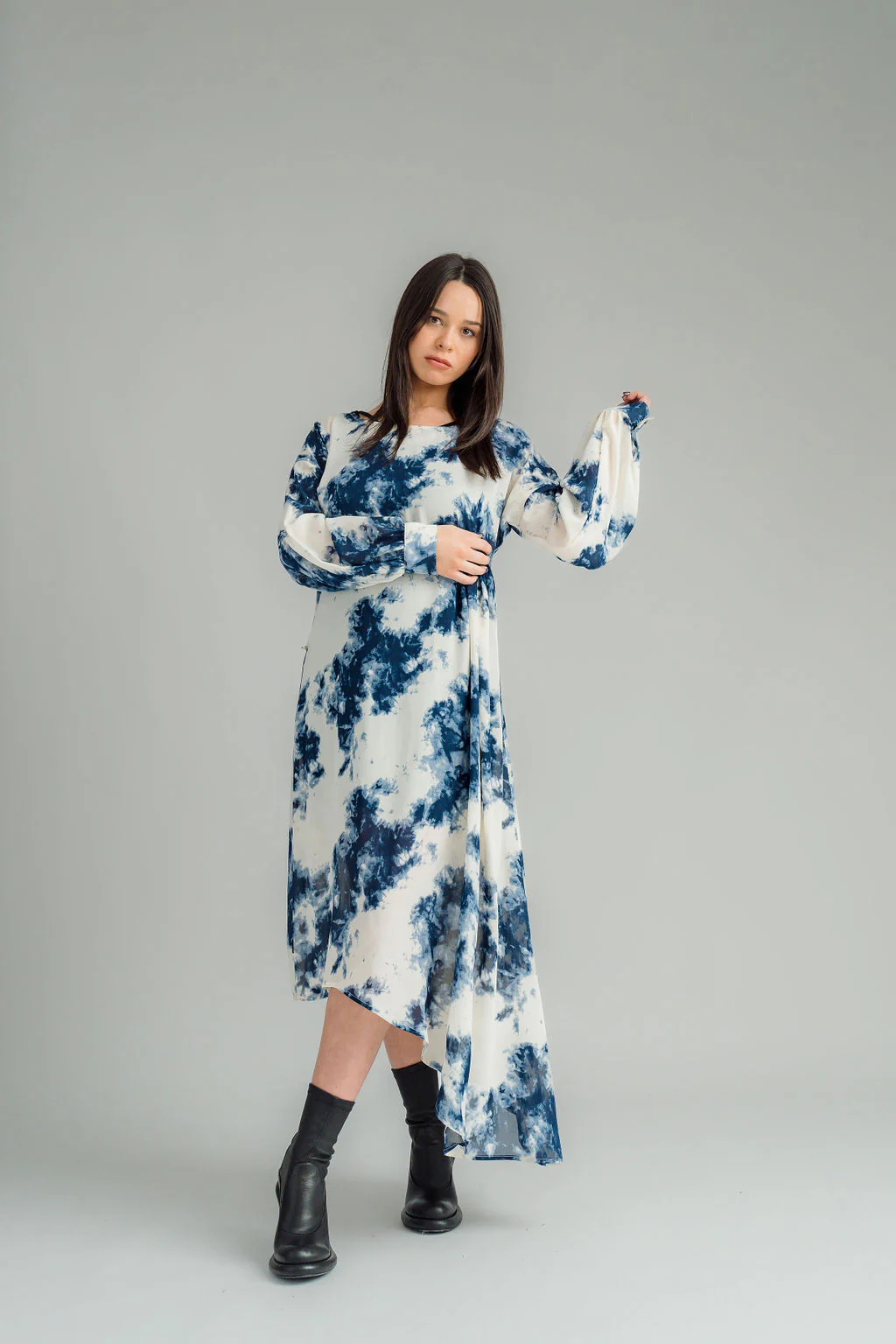 NES Glide Dress - Inky Print