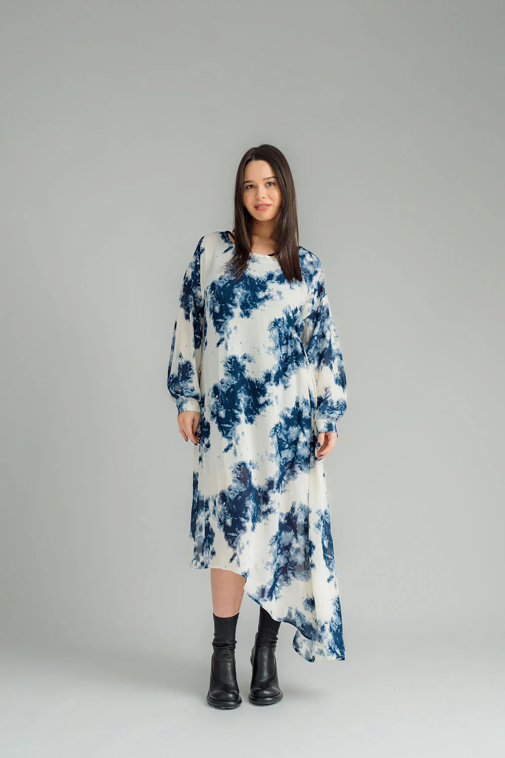 NES Glide Dress - Inky Print