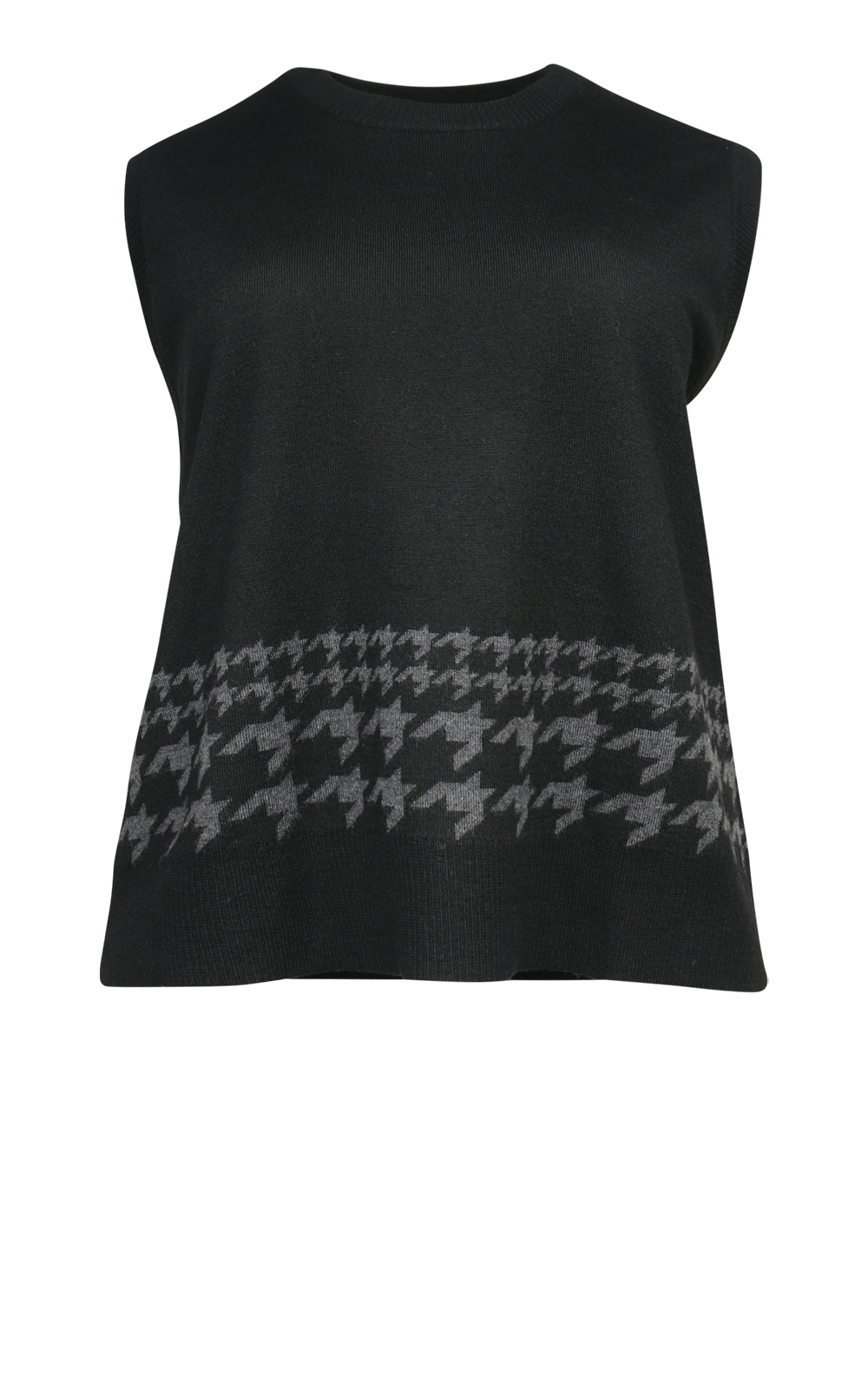 Nineteen46 Canny Vest Black - Flannel