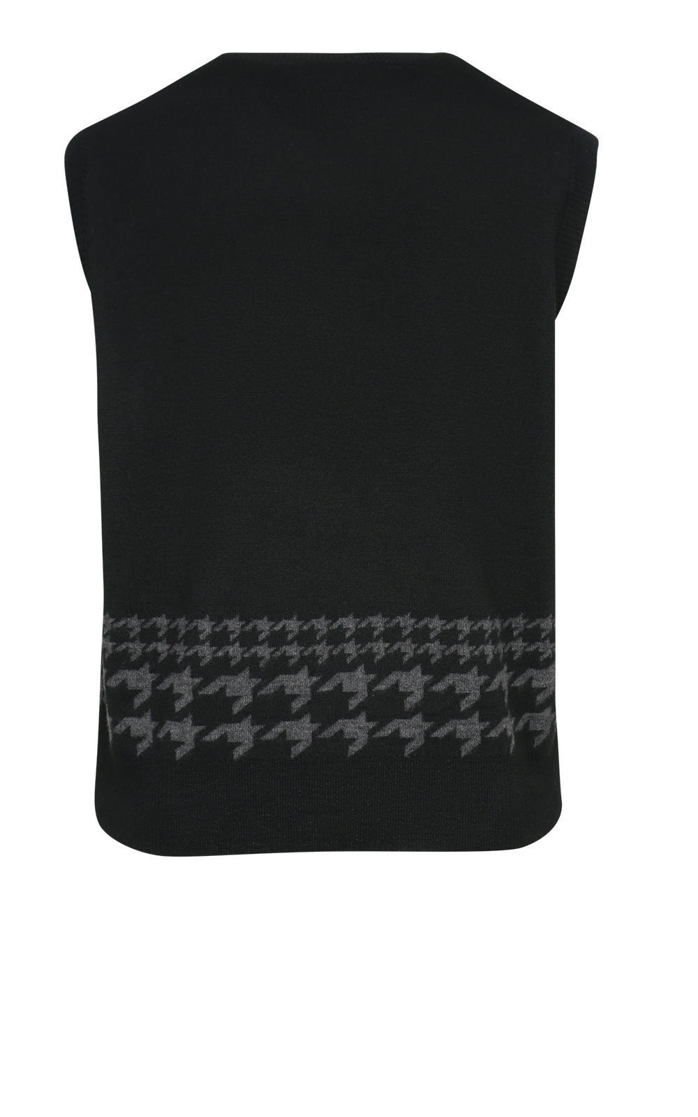 Nineteen46 Canny Vest Black - Flannel