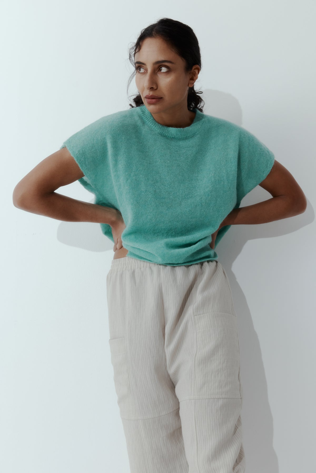 New Lands Louie Vest - Peppermint