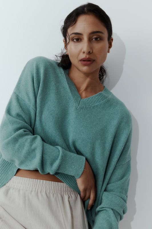 New Lands Griddy Jumper - Fern