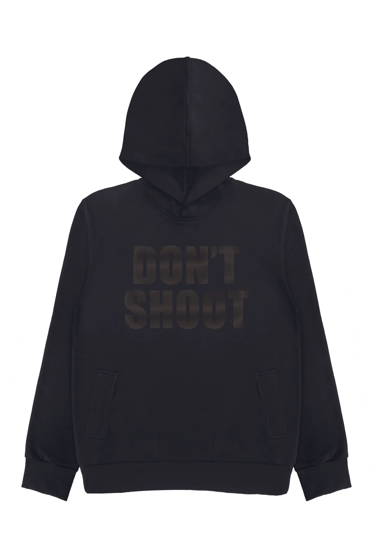 NOM*d Don't Shoot Hoodie - Black Screen Print