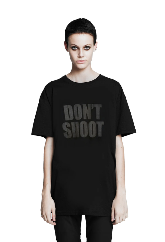 NOM*d Dont Shoot Tee - Black Screen Print