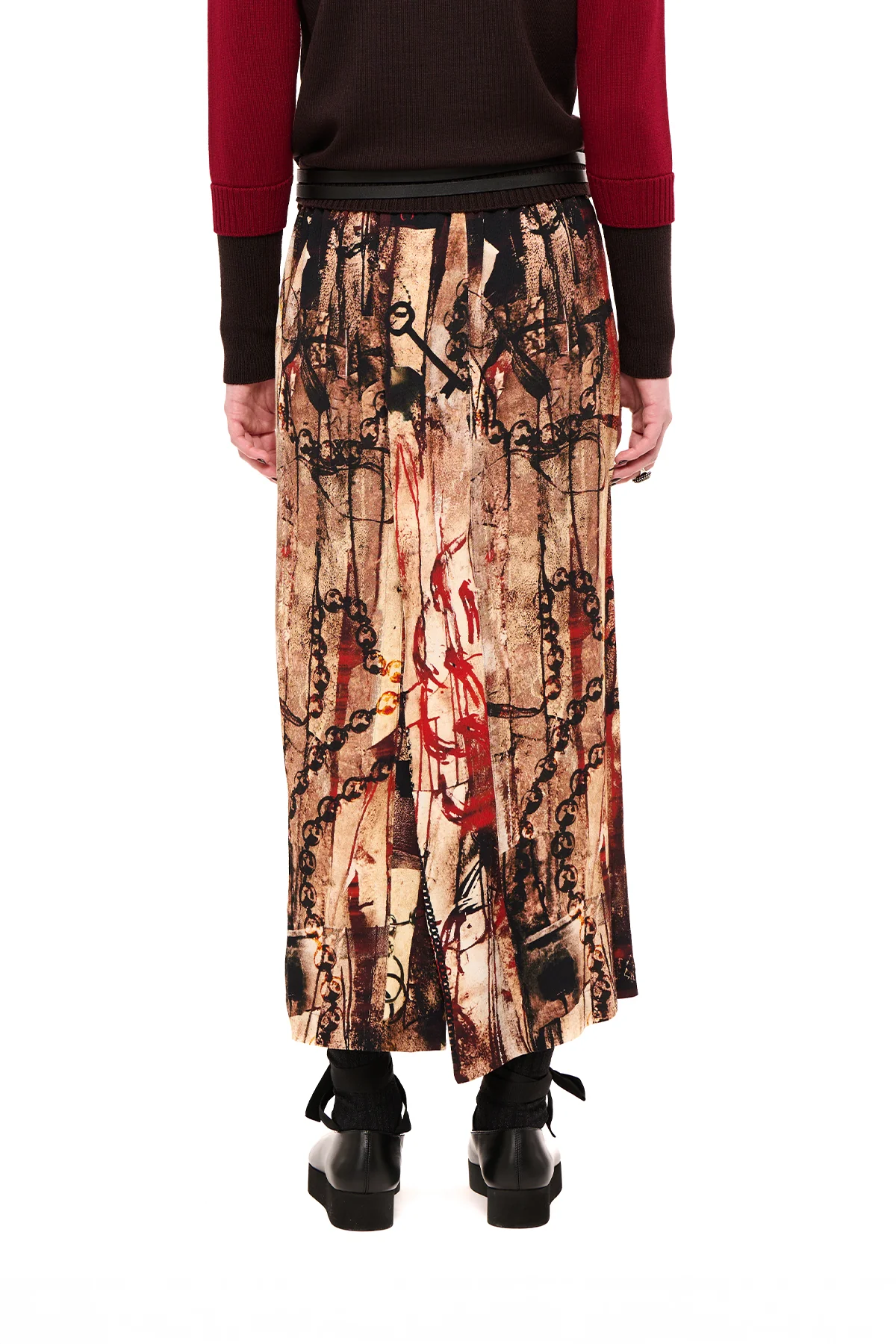 NOM*d Everytime Skirt - Neu Red Print