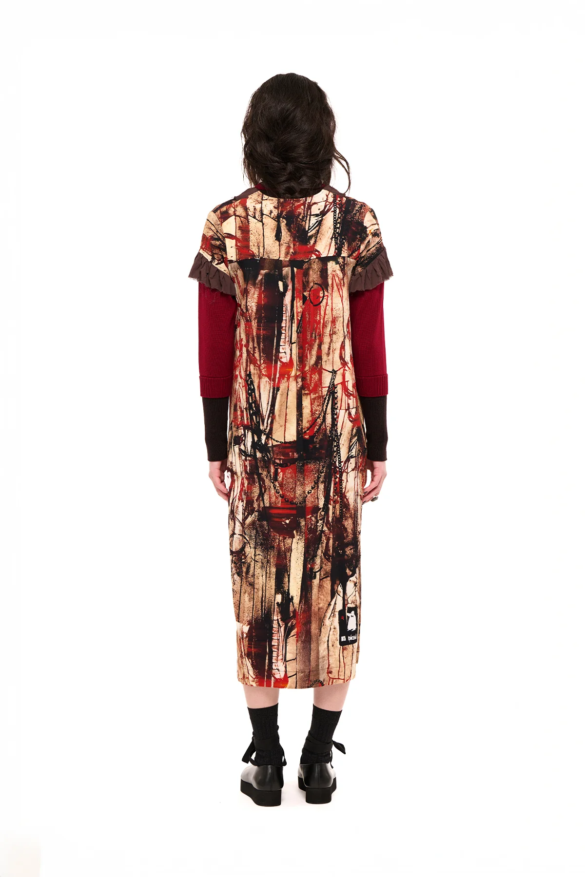 NOM*d Gateau Dress - Neu Red Print