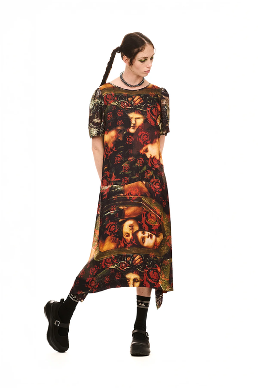 NOM*d Janus Dress - Three Sisters Print Mix
