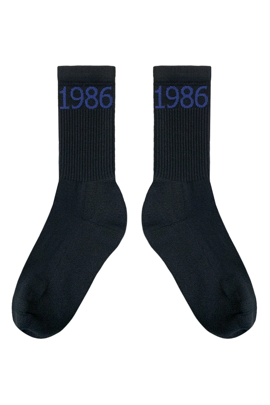 NOM*d NEW 1986 Socks - Black/Blue
