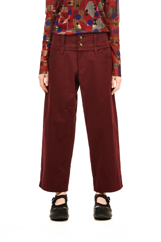 NOM*d Novel Trouser - Oxblood