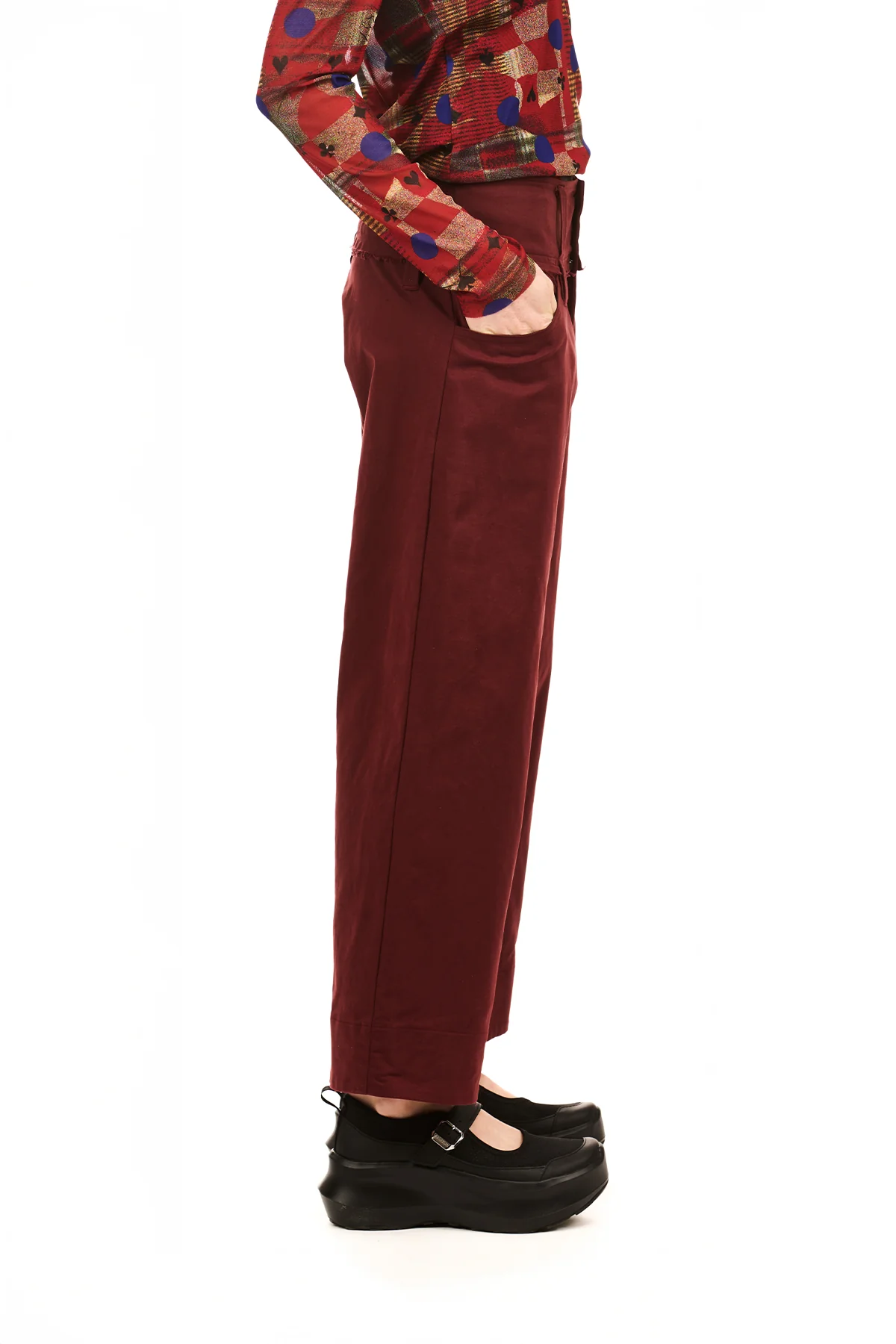 NOM*d Novel Trouser - Oxblood