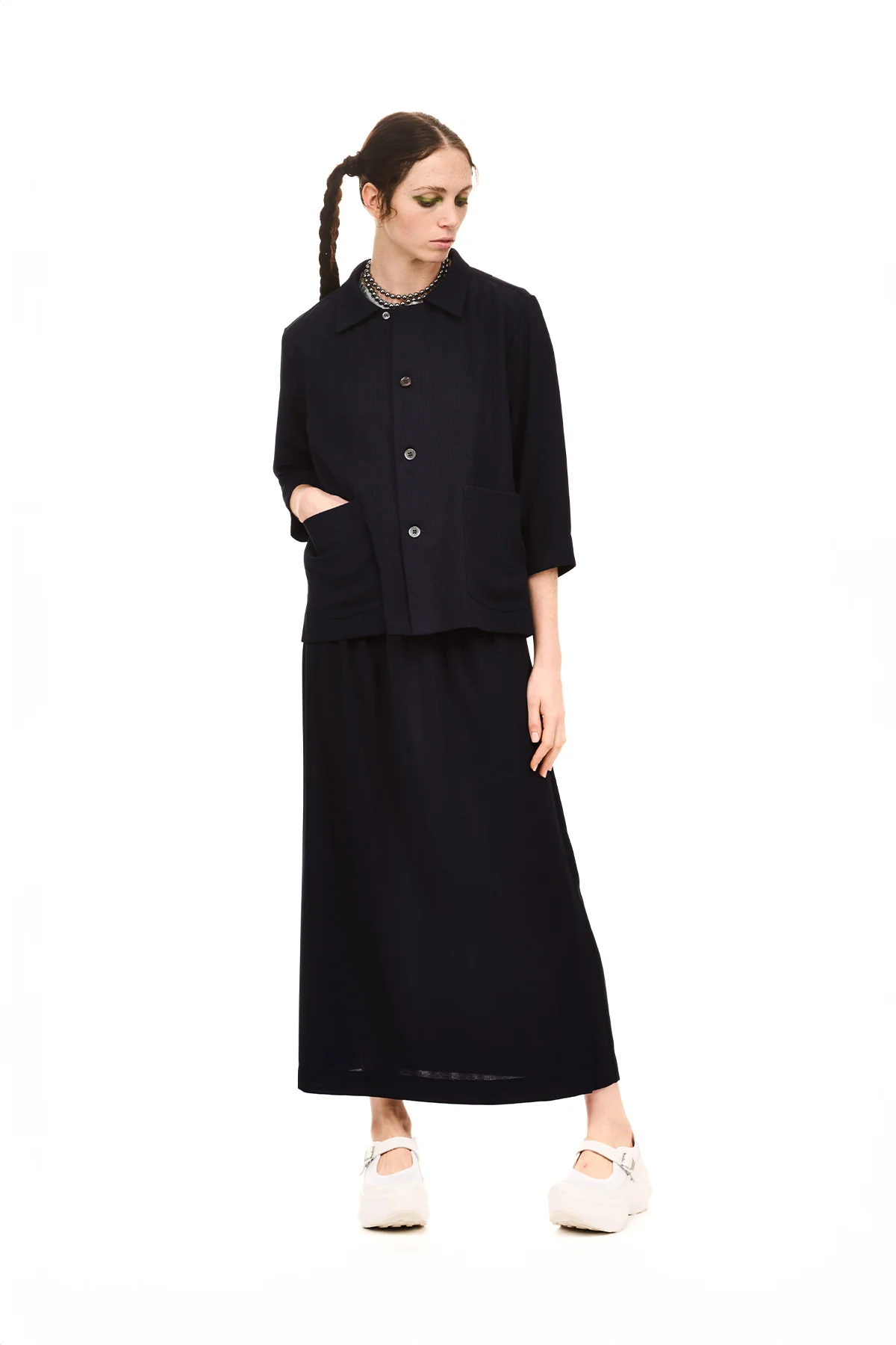 NOM*d Verse Shirt Jacket - Navy