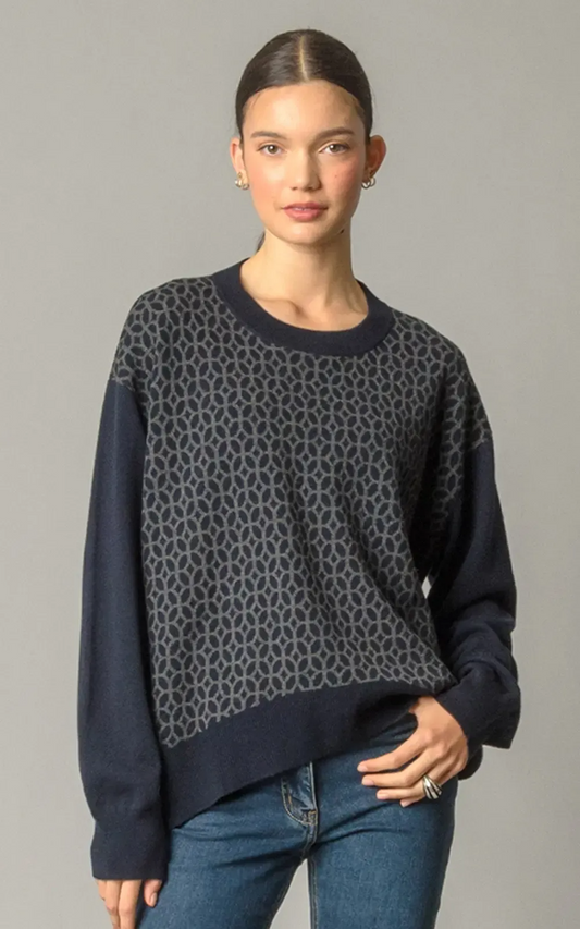 NON Sleuth Sweater - Navy/Charcoal