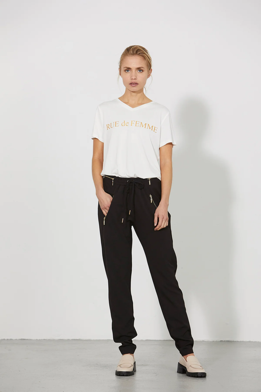 Rue De Femme Columbine Pant - Black/Silver