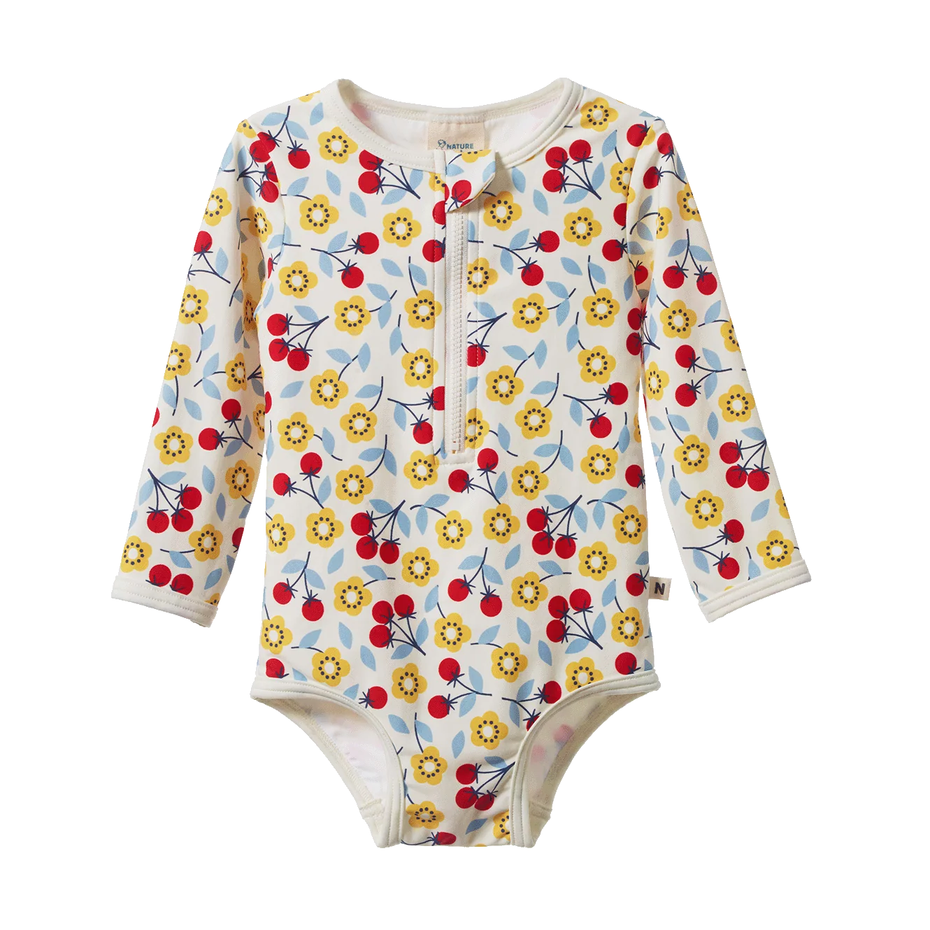Nature Baby One Piece Bathing Swimsuit - Kitchen Garden Print