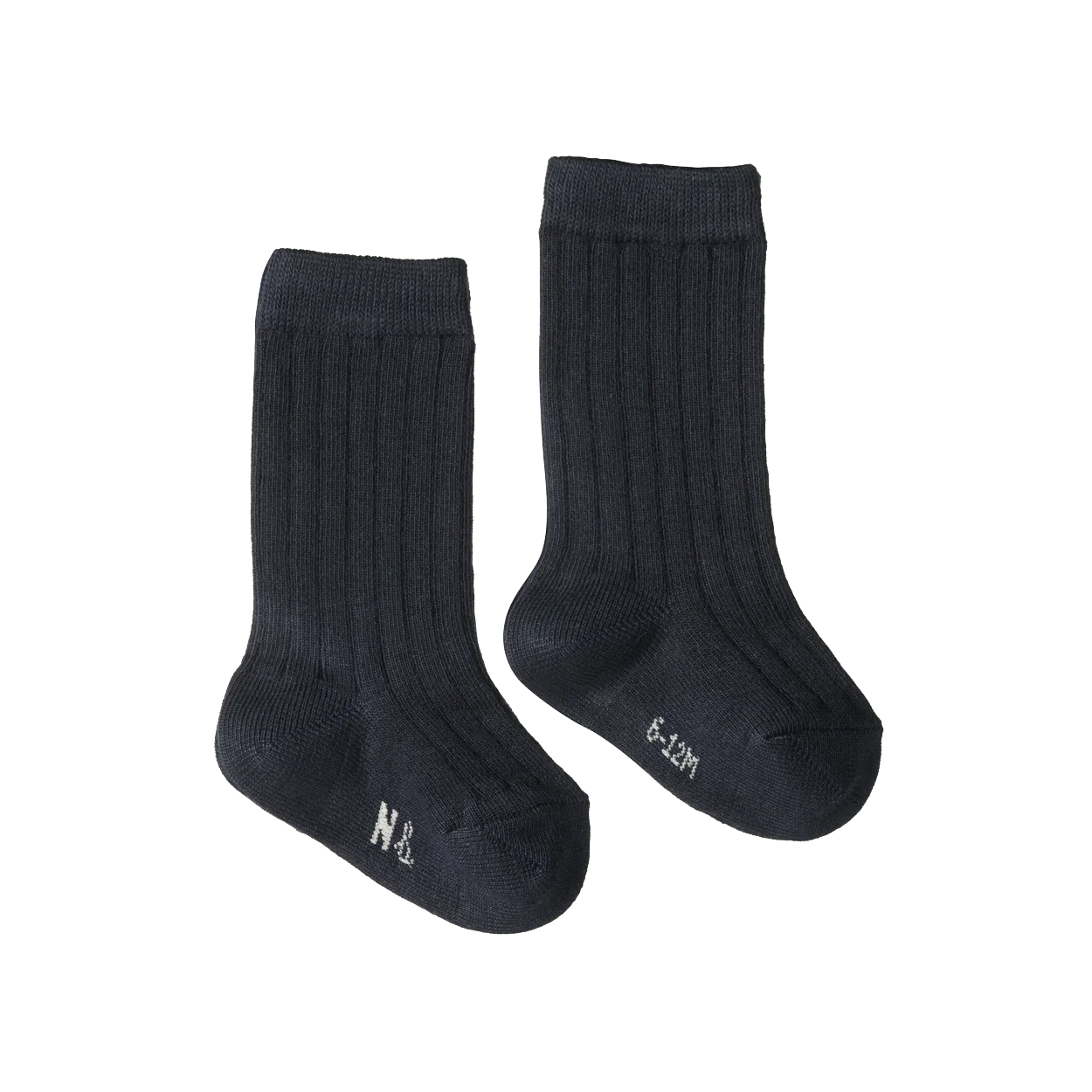Nature Baby Organic Cotton Rib Socks - Navy