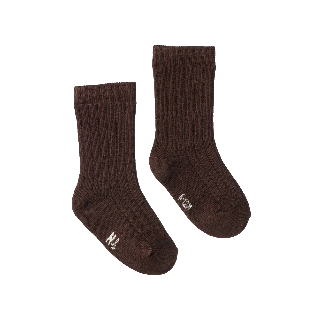 Nature Baby Organic Cotton Rib Socks - Pinecone