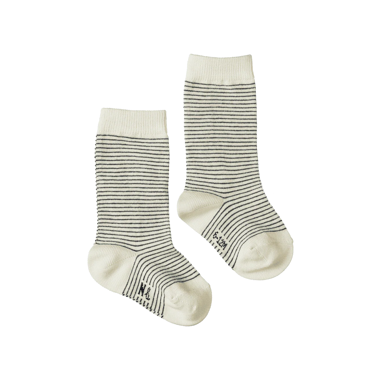 Nature Baby Organic Cotton Socks - Navy Stripe