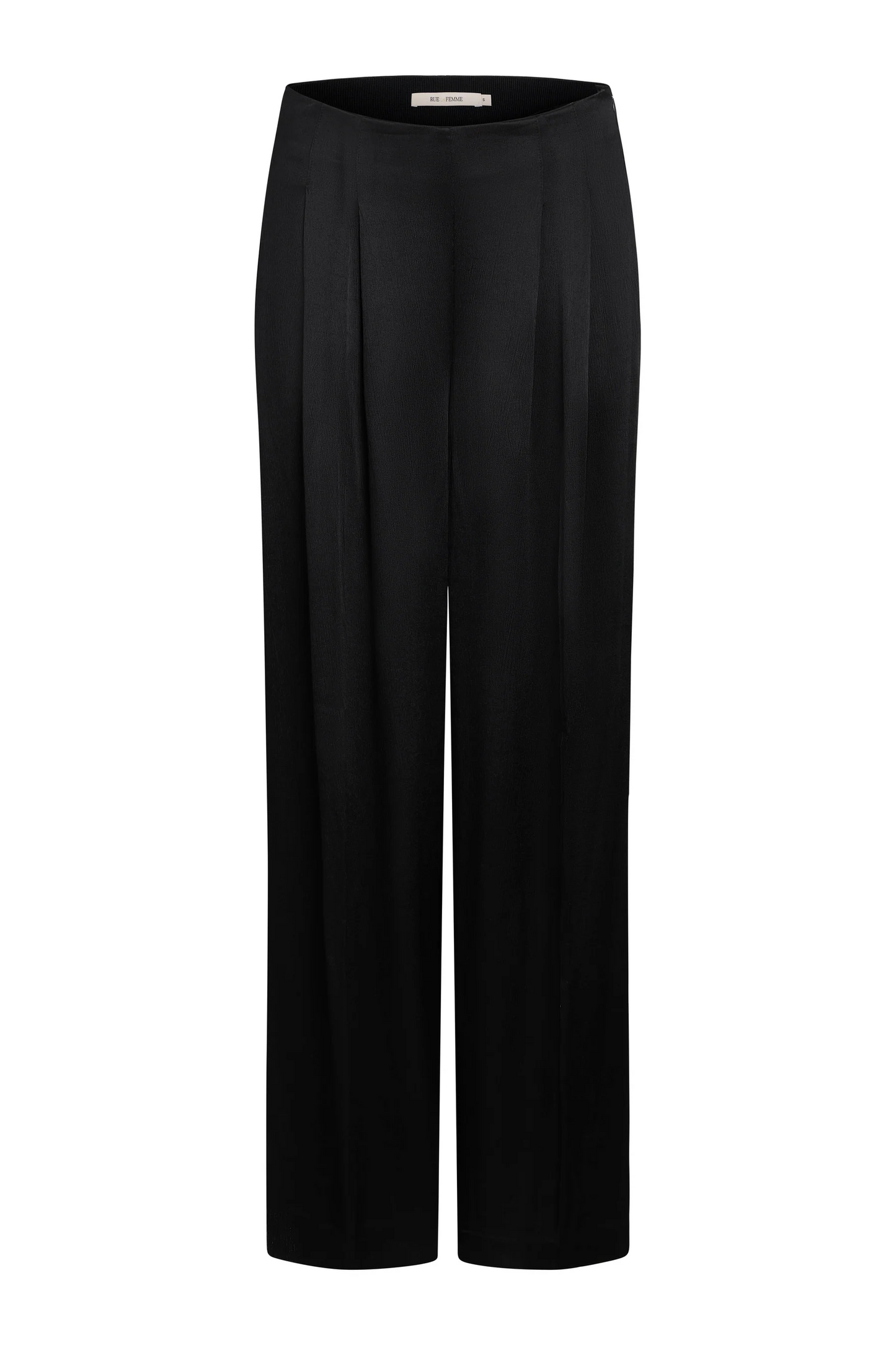 Rue de Femme Olana Pleat Pants - Black