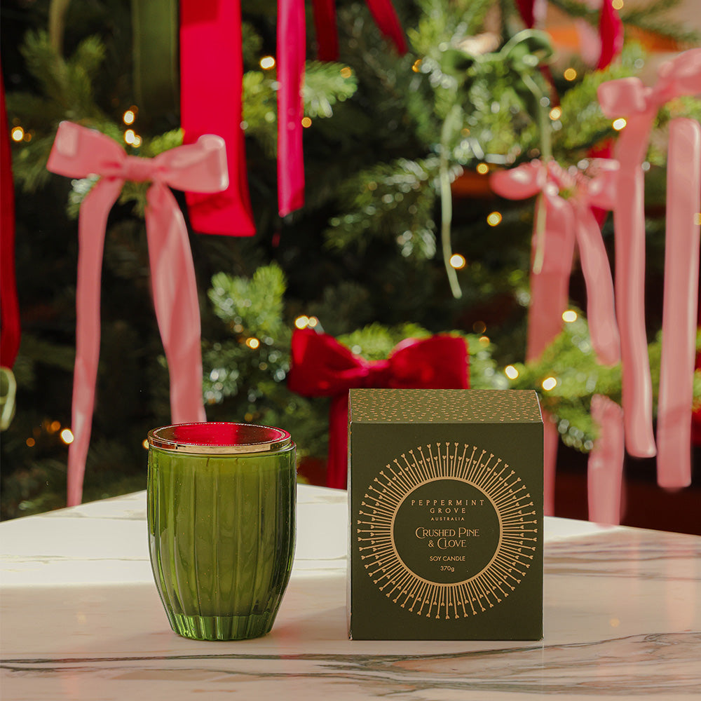 Peppermint Grove Large Candle 370g - Crushed Pine & Clove
