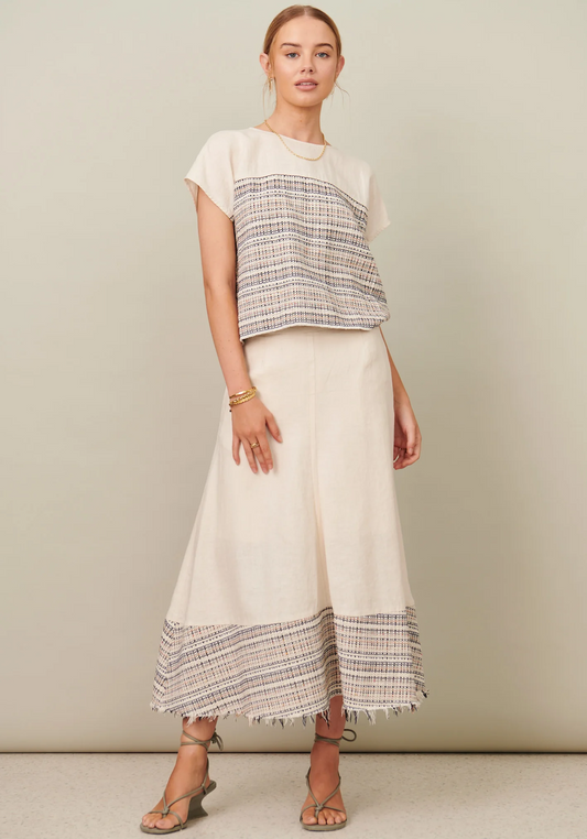 POL Aurora Skirt - Tweed