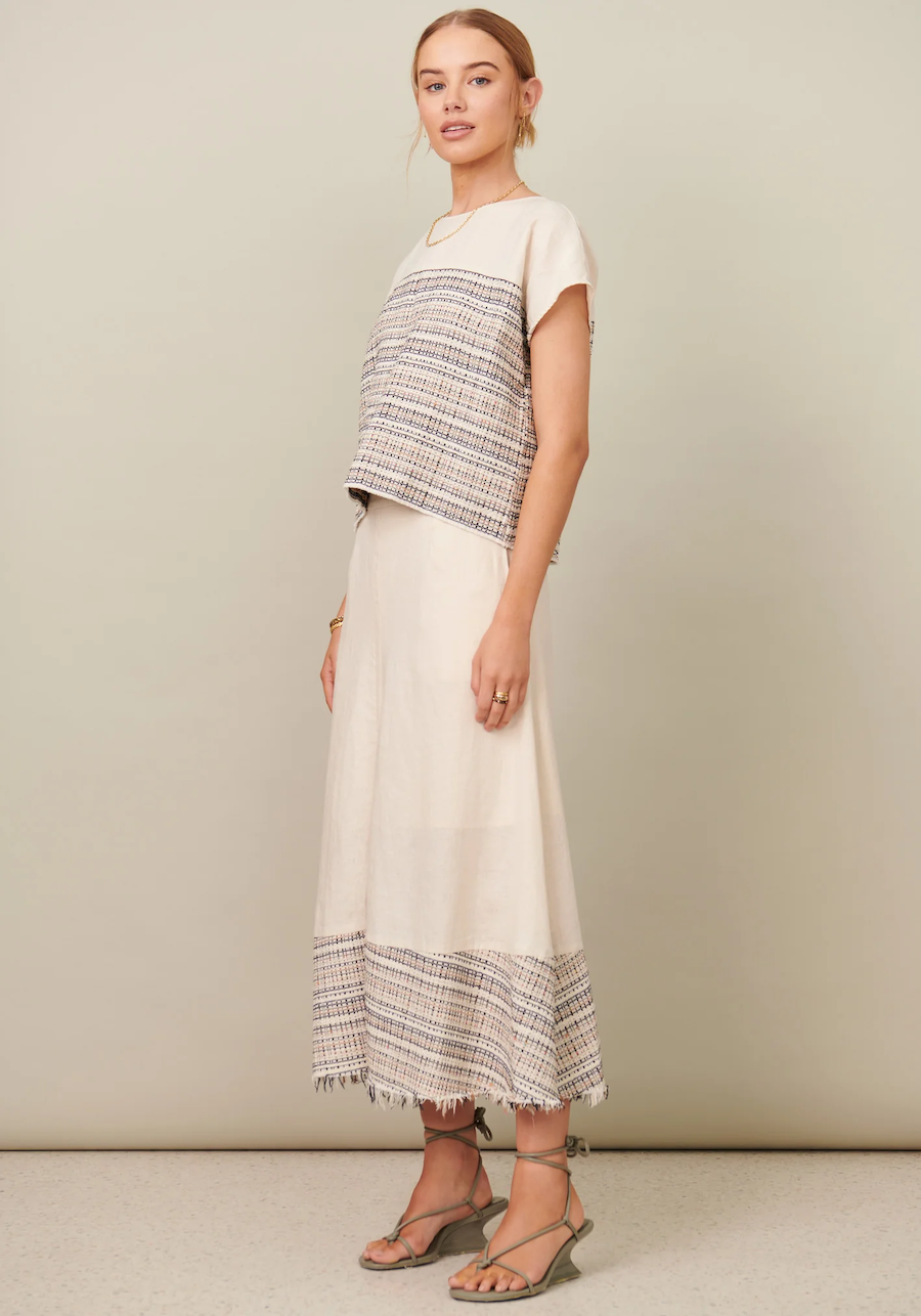 POL Aurora Skirt - Tweed