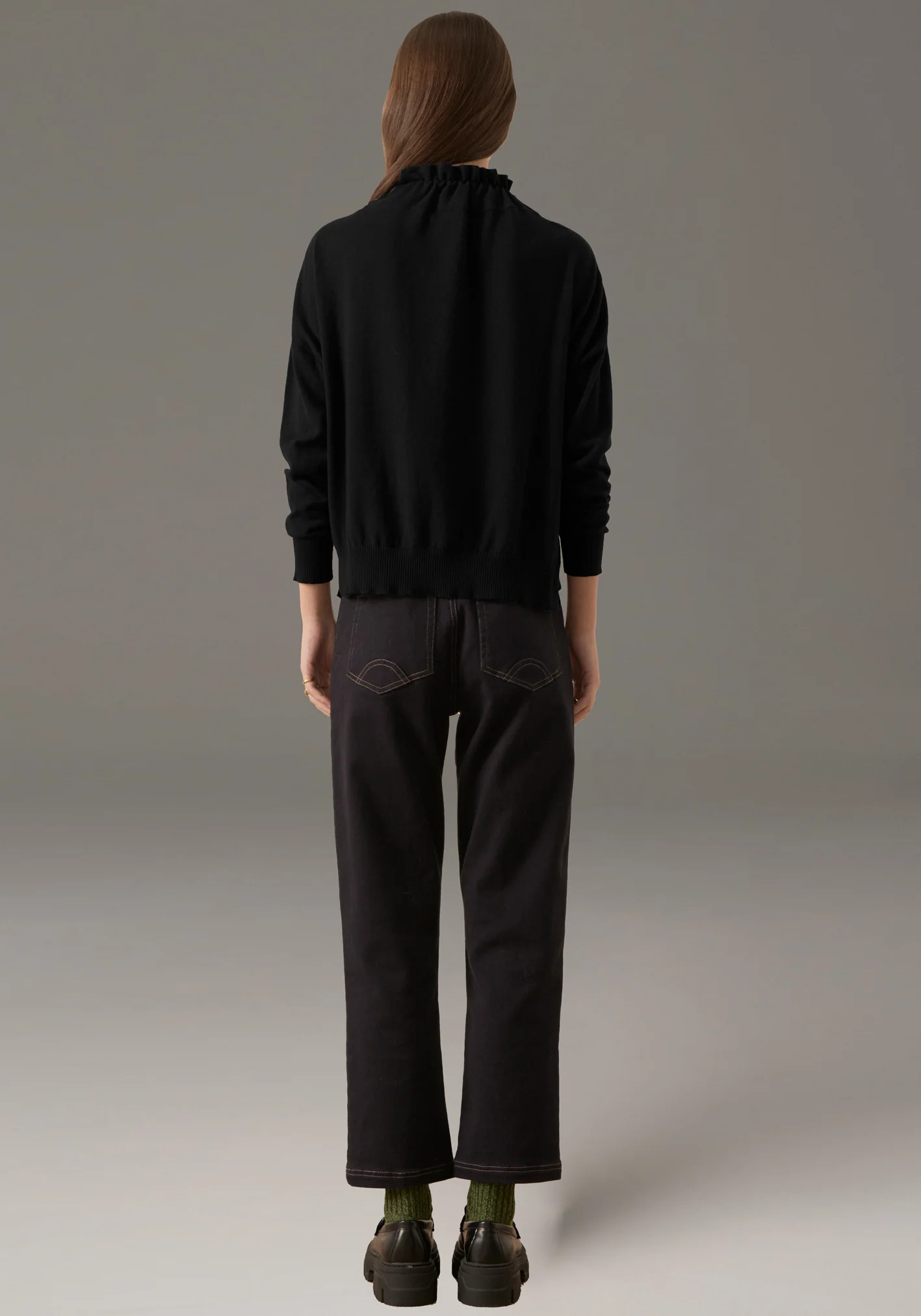 POL Harper Straight Leg Crop Jean - Ink