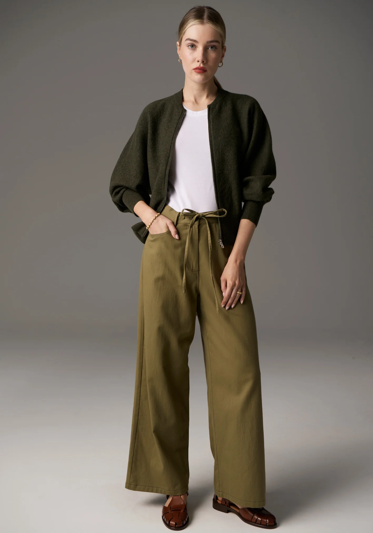 POL Ruben Bomber - Khaki