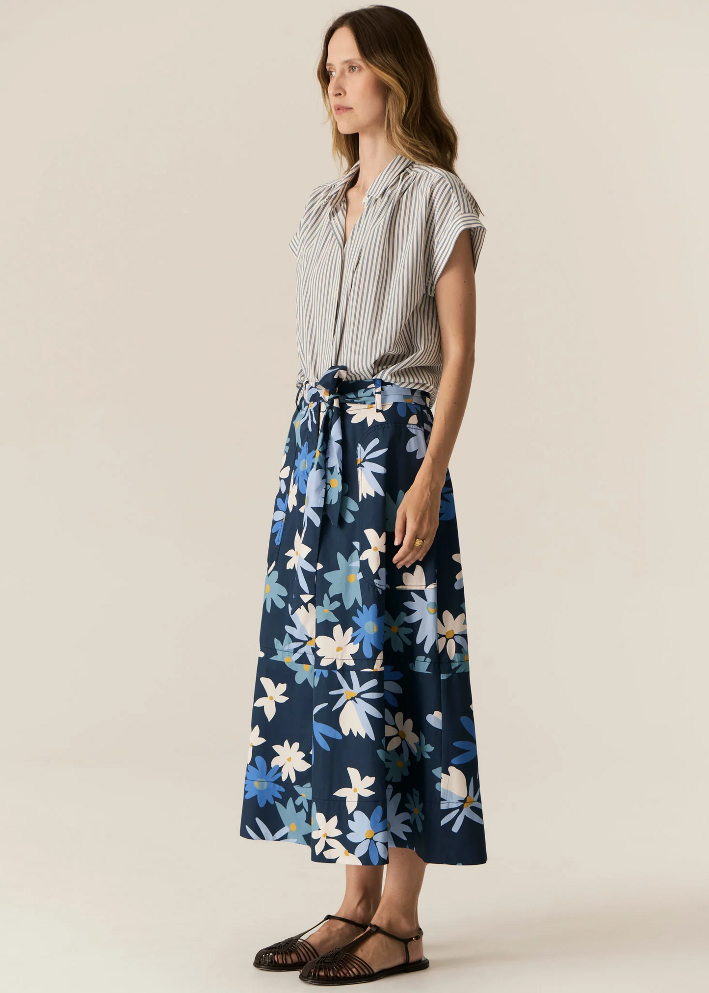 POL Savoy Skirt - Savoy Print