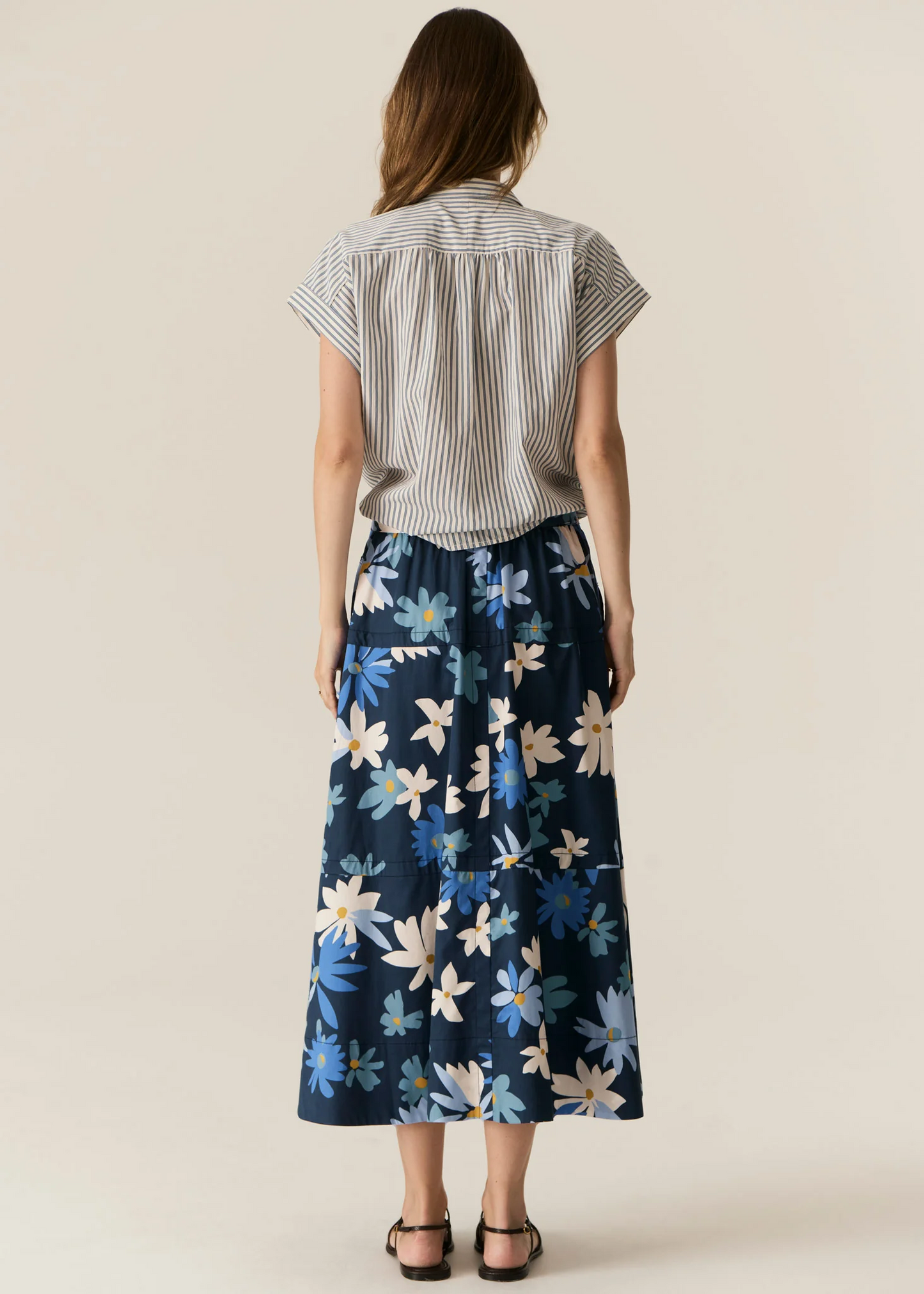 POL Savoy Skirt - Savoy Print