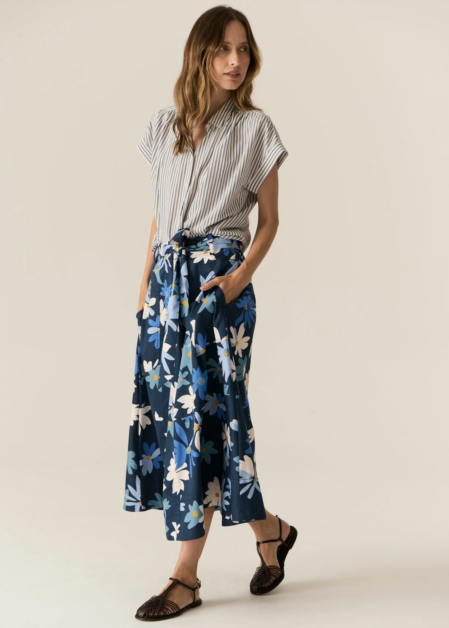 POL Savoy Skirt - Savoy Print