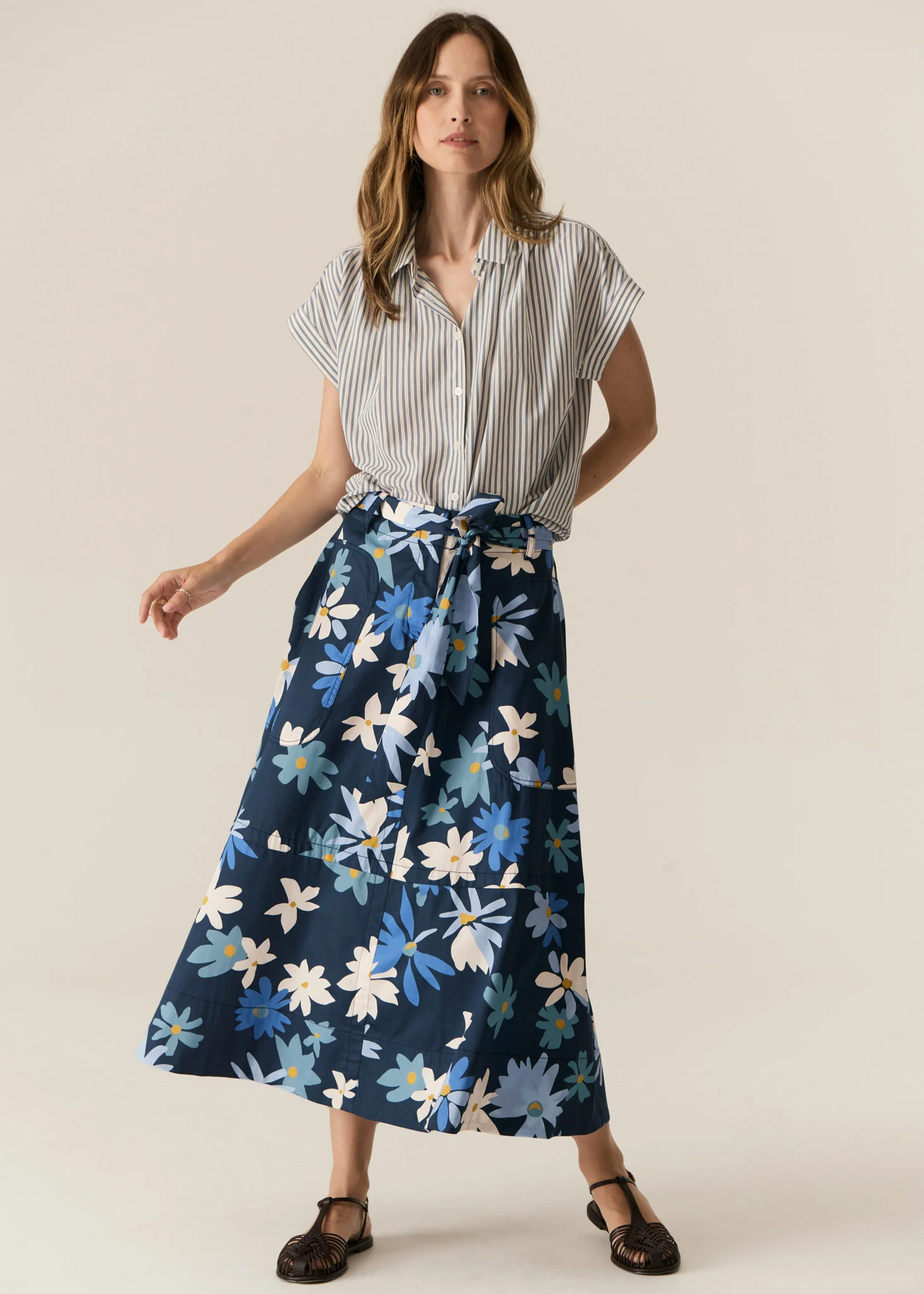 POL Savoy Skirt - Savoy Print