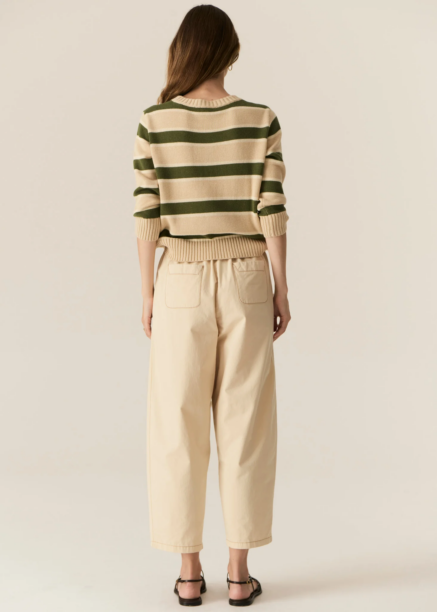 POL Avrid Barrel Pant - Pebble