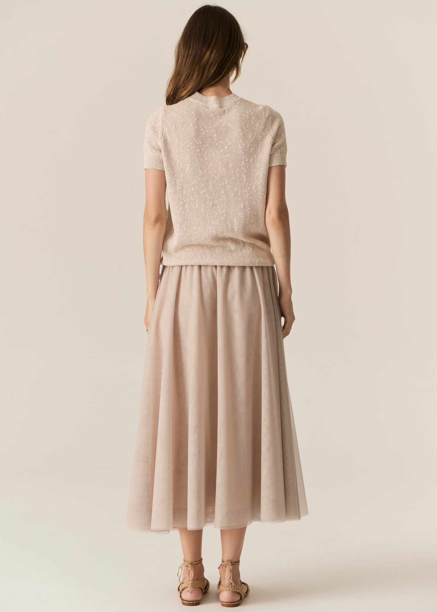 POL Pax Lurex Tee - Pink