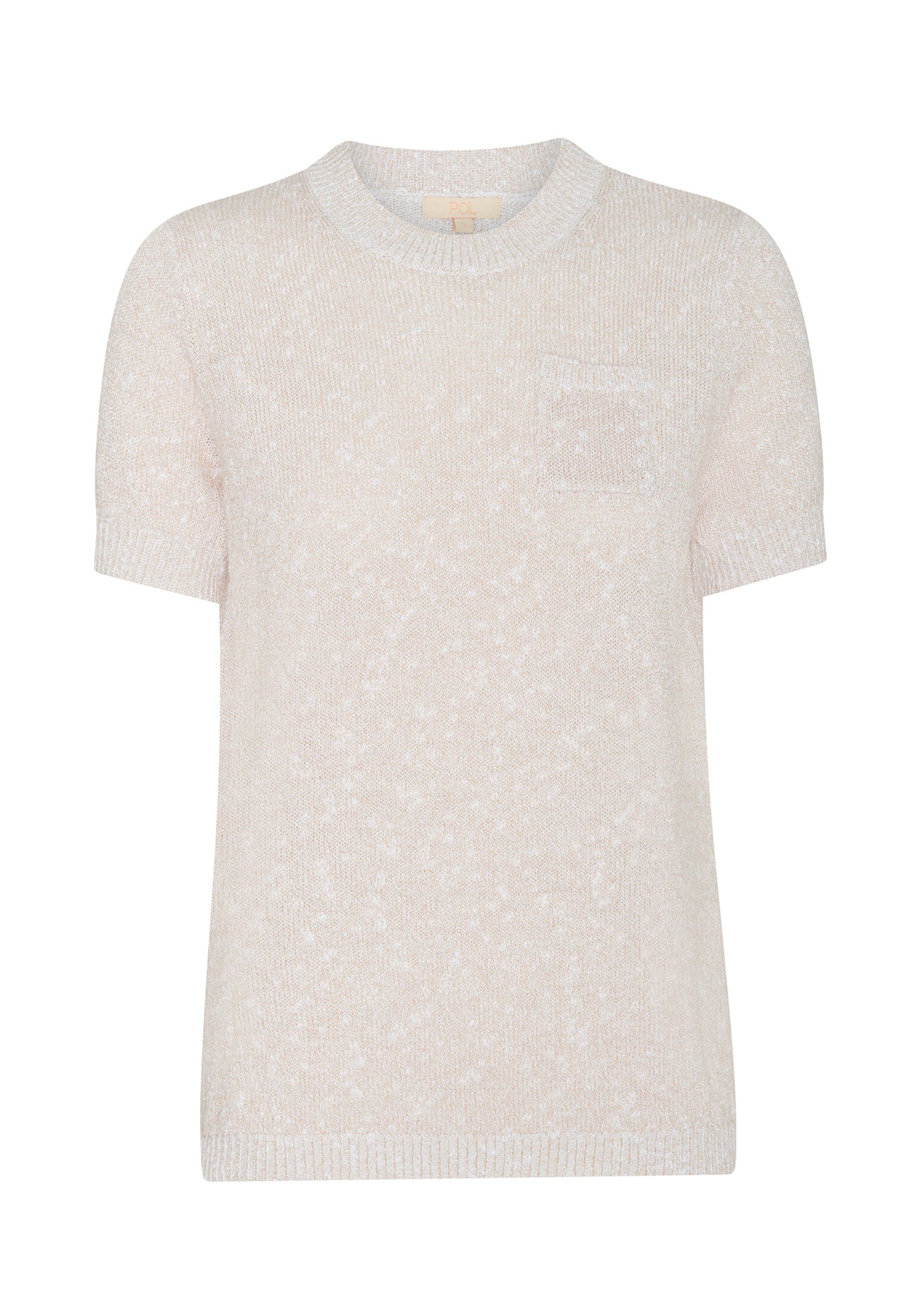 POL Pax Lurex Tee - Pink
