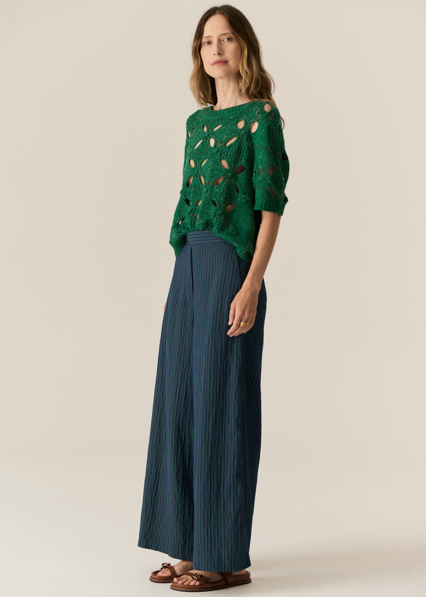 POL Caruso Bobble Knit - Green