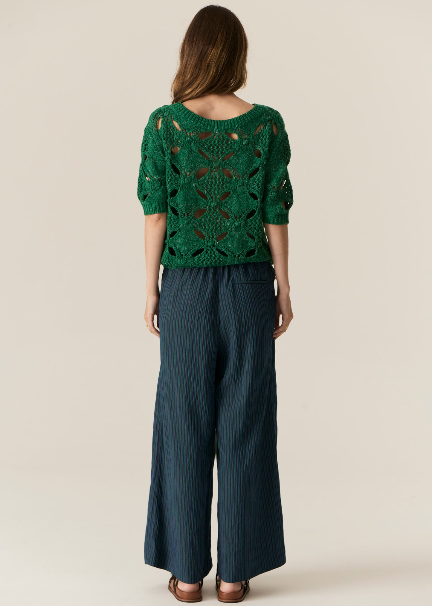 POL Caruso Bobble Knit - Green