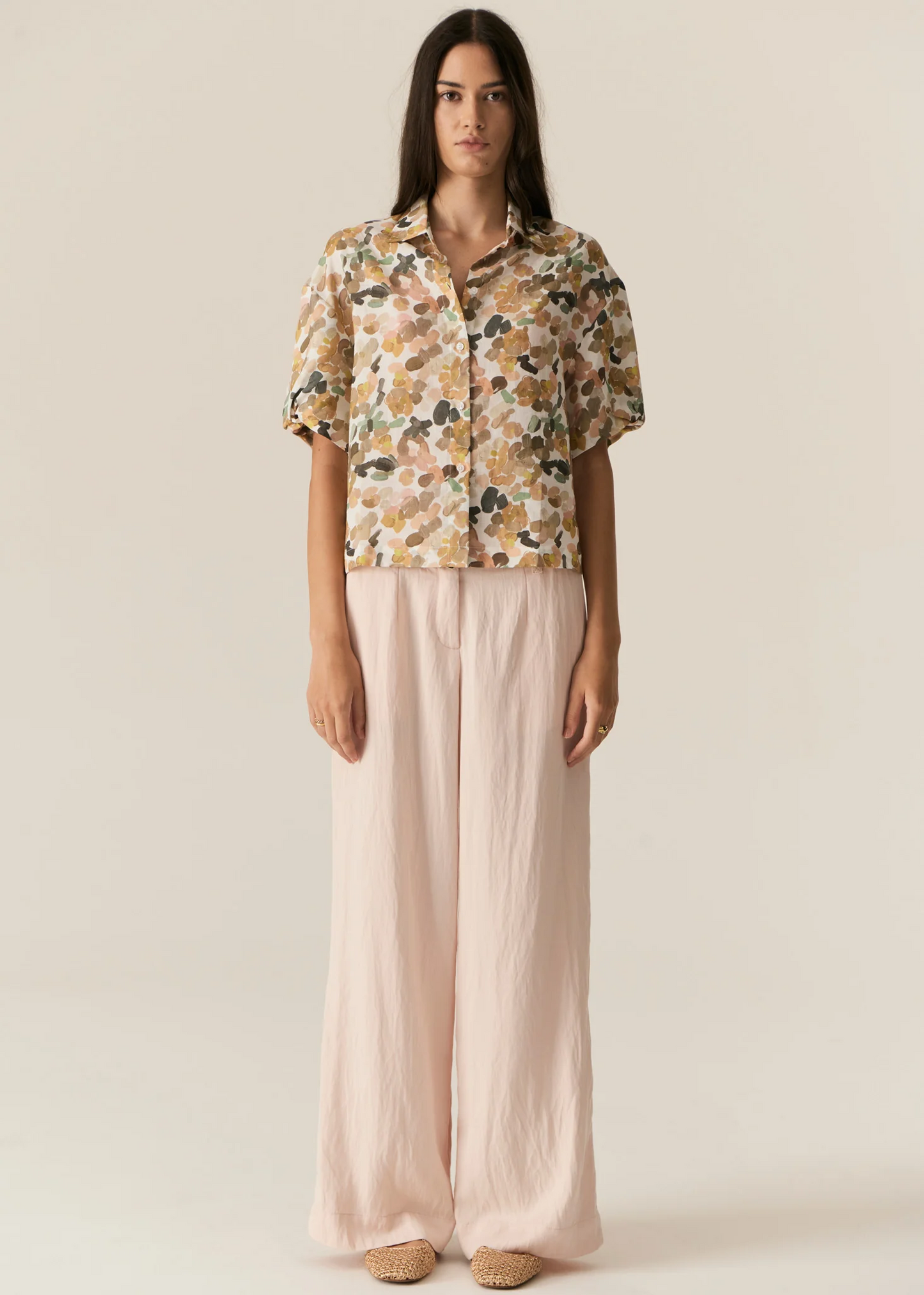 POL Speckle Shirt - Speckle Print