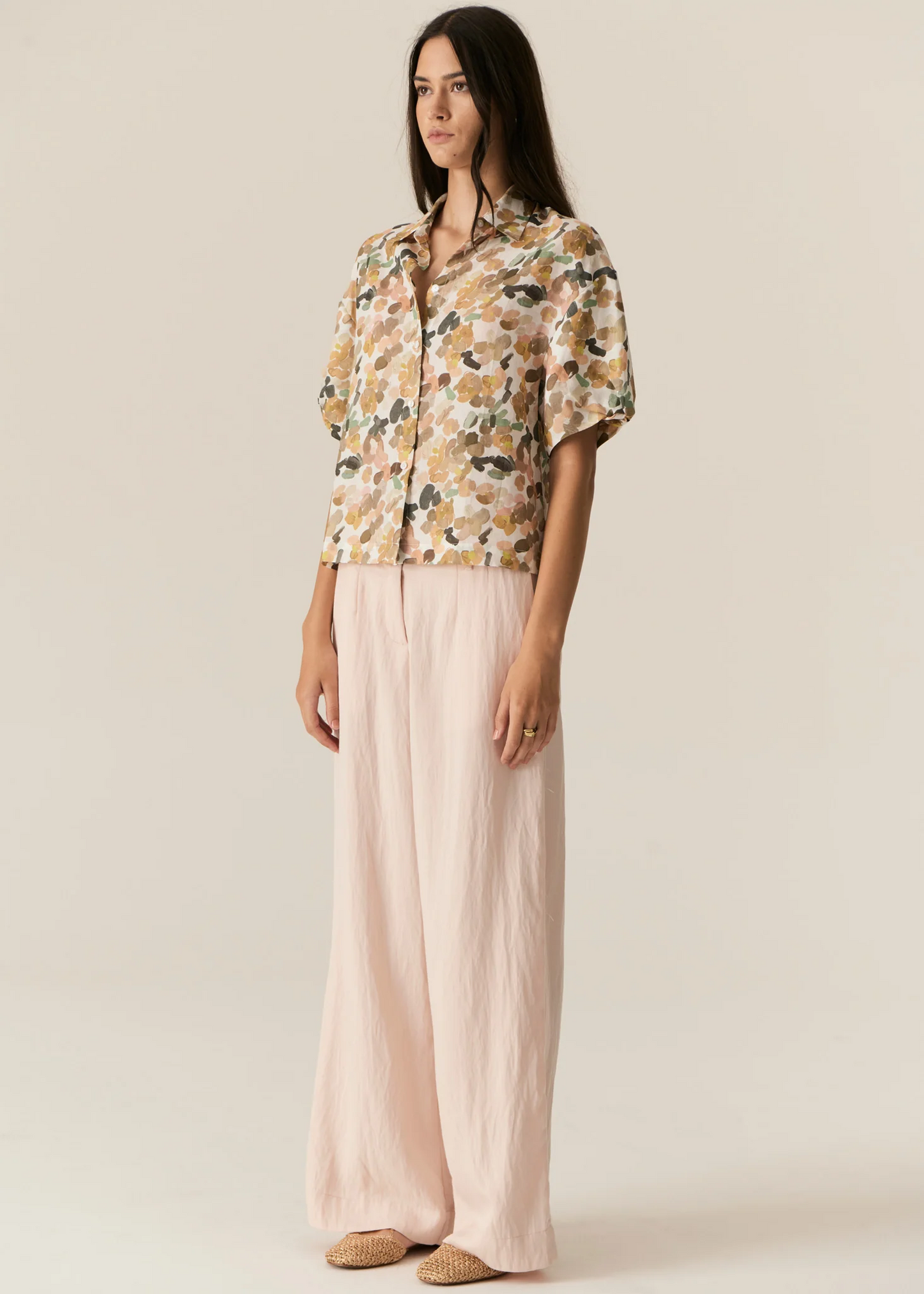 POL Speckle Shirt - Speckle Print