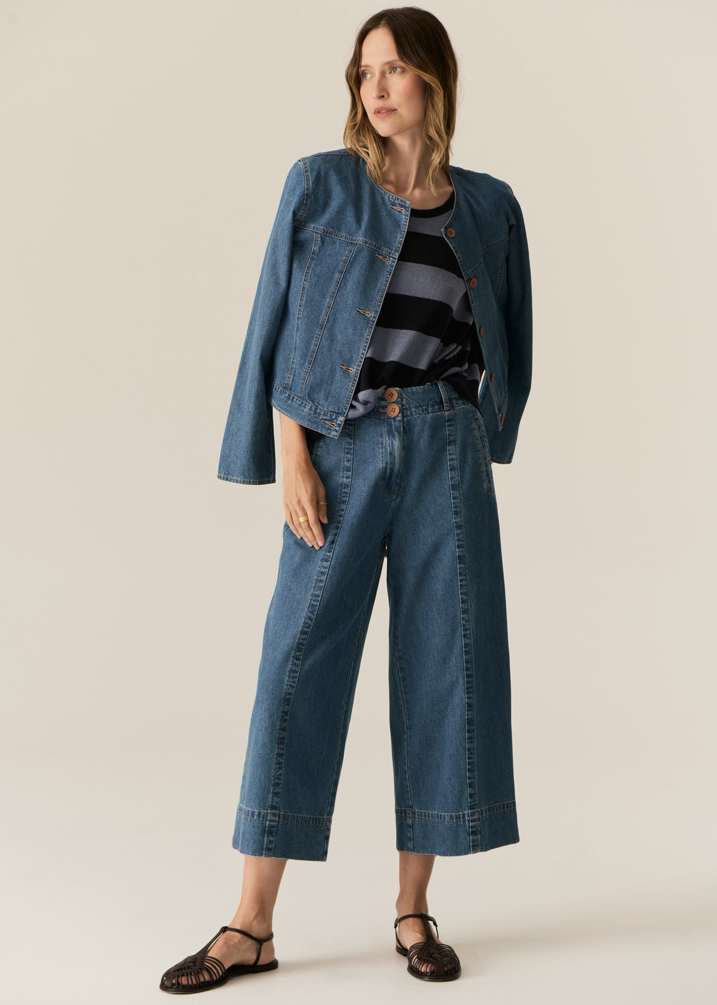 POL Carsen Jacket - Light Wash