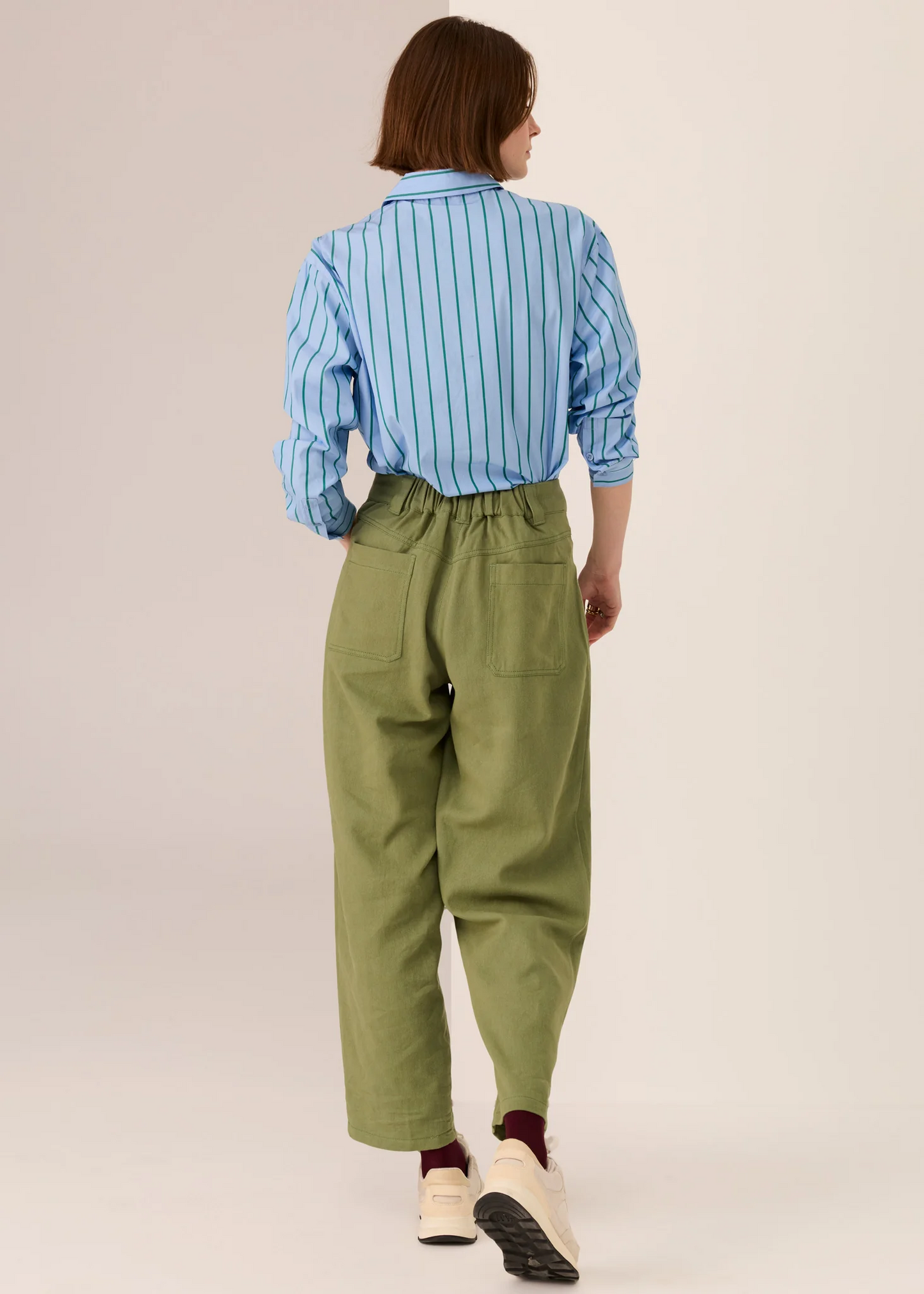 POL Bronel Barrel Pant - Green