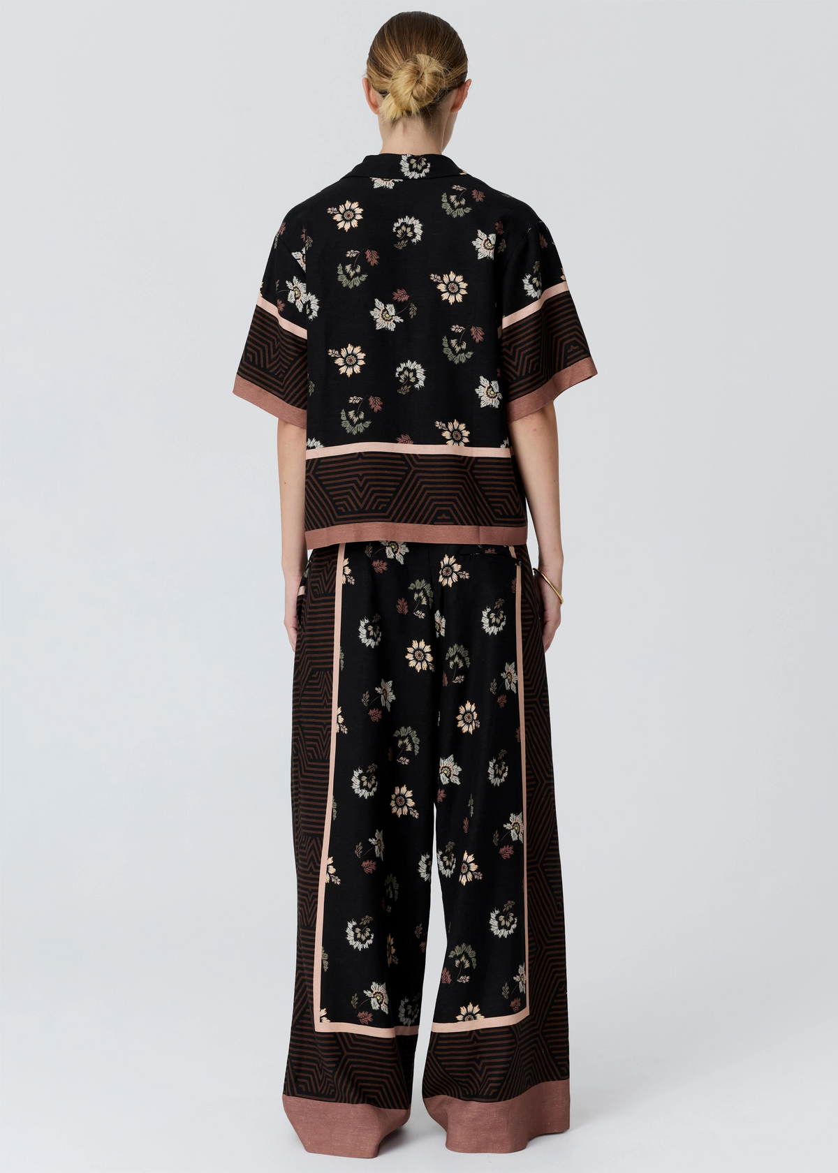 POL Trellis Pant - Trellis Scarf Print