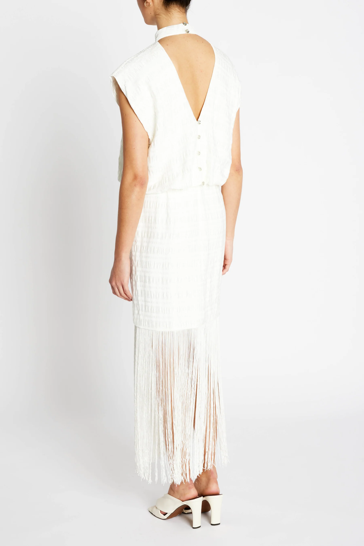 Bruuns Bazaar Pentzia Malisa Dress - Snow White