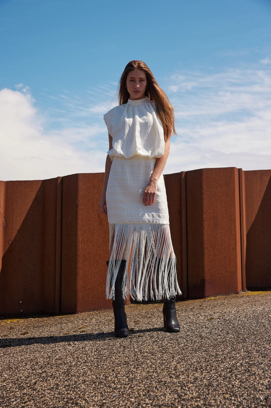 Bruuns Bazaar Pentzia Malisa Dress - Snow White