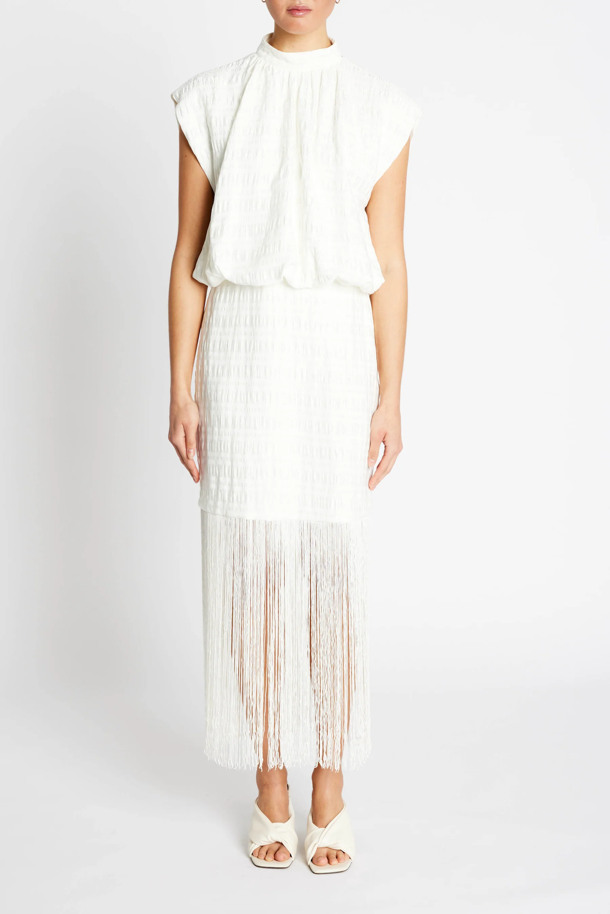 Bruuns Bazaar Pentzia Malisa Dress - Snow White