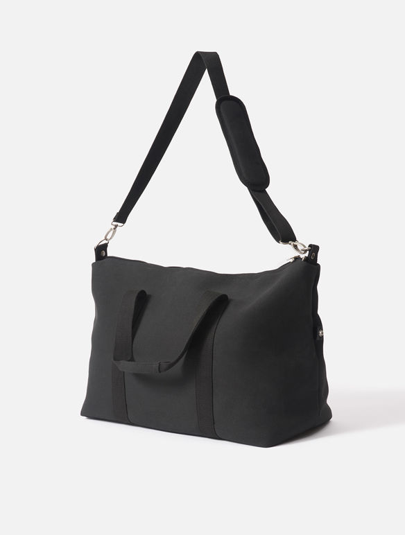 Citta Canvas Weekender Bag - Black