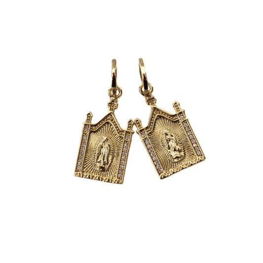 Queen of the Foxes Seraph Symbol Cathedral Earrings