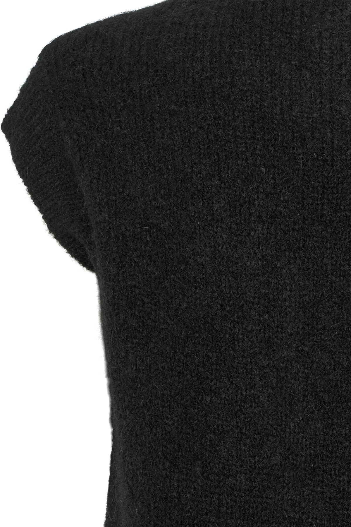 Rue De Femme Giselle Knit Vest - Black